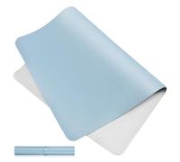 GLEAVI Tappetino per Mouse e Salvascrivania in Cuoio 60x40cm Design Compatto per Ufficio e Casa Protezione Tavolo Multifunzionale