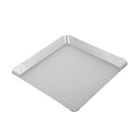 GLEAVI Teglia per Pizza Quadrata Alluminio Resistente Temperature Rivestimento Antiaderente Alimentare Facile da per Forno Professionale