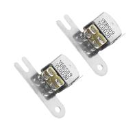 GLEAVI Testina Stereo per Registratore a Cassette 2 Pezzi Componente Metallico di Ricambio per Lettore Audio Stereo Accessorio per Riparazione Registratore a Nastro Effetto Audio