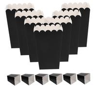 GLEAVI Vaschette per Popcorn e Snack in Carta 50 Pezzi Contenitori Usa e Getta per Film Casa e Compleanni 4.21X2.95X2.16 Pollici