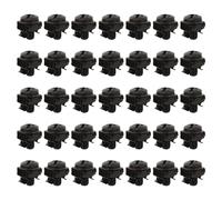 GLEAVI Viti per Rack del Server Dadi a Gabbia e Rondelle in Acciaio al Carbonio Nero M6 X 14mm Kit 40 Pezzi Compatibilità per Attrezzature Multimediali da Studio