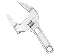 GLEAVI Wrench Monkey Spanner Adjustable Spanner in Acciaio al Carbonio Argento Heavy Duty per Tubi di Scarico Bagno