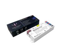 GLEDOPTO Controller WLED ESP32 Elite 2D-MU, 2 canali 15A LED indirizzabile DC5-24V WS2812B WS2815 SK6812, reattivo alla musica, relè a risparmio energetico, protezione anti-inversione, fusibile 20A