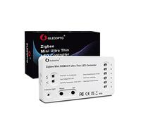 GLEDOPTO ZIGBEE 3.0 + 2.4G PRO MINI RGBCW Controller DC5-12-24 V, potenza massima 144 W, compatibile con Amazon Echo Plus, Tuya Smartlife e altri gateway ZIGBEE3.0