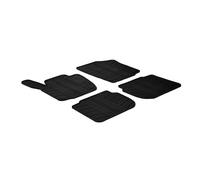 Gledring Tappetini in Gomma Compatibile con Skoda Rapid 5-Porte 2012- & Seat Toledo 5-Porte 2013-(Profilo T 4-Parti + Clip di Montaggio)