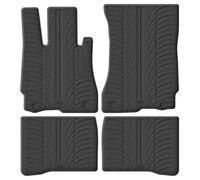 Tappetini in gomma compatibile con Mercedes Clase S W221 2005-2013 (Profilo T 4-parti + clip di montaggio)
