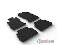 Gledring Tappetini in Gomma Compatibile con Subaru Forester (SK) 2018- (Profilo T 4-Parti + Clip di Montaggio)