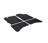 GledRing GL 0269 Set di tappetini in gomma per Toyota Yaris 5 porte ibrido più clip di fissaggio, profilo a T, 4 pezzi