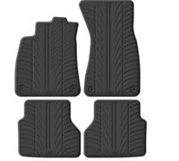 Gledring Set di tappetini in gomma compatibili con Audi A6 (C9) berlina/Avant (TFSi/MHEV) 2025 (profilo T 4 pezzi + clip di montaggio)