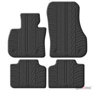 Gledring Set di tappetini in gomma compatibili con BMW X2 (U10) 2023- escluso iX2 (profilo T 4 pezzi + clip di montaggio)