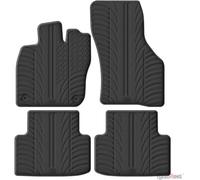 Gledring Set di tappetini in gomma compatibili con Cupra Formentor FL 2024- (benzina) (profilo T 4 pezzi + clip di montaggio)