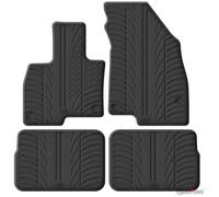 Gledring Set di tappetini in gomma compatibili con Jaecoo J7 2024 (benzina) (profilo a T, 4 pezzi + clip di montaggio)
