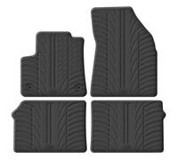 Gledring Set di tappetini in gomma compatibili con Opel e-Frontera (EV) 2025 (profilo T 4 pezzi + clip di montaggio)