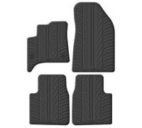 Gledring Set di tappetini in gomma compatibili con Opel Frontera MHEV 2024 (profilo a T 4 pezzi + clip di montaggio)
