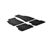 Gledring Tappetini in Gomma Compatibile con Audi A4 8E 2001-2008 / Seat Exeo (Profilo T 4-Parti + Clip di Montaggio)
