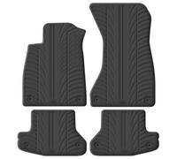 Gledring Tappetini in Gomma Compatibile con Audi A5 Coupe 12/2016- (Profilo T 4-Parti + clip di Montaggio)