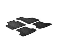 Gledring Tappetini in Gomma Compatibile con Audi A6 4F Berlina 2005-2011 (Profilo T 4-Parti + Clip di Montaggio)