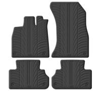 Gledring Tappetini in Gomma Compatibile con Audi Q5 2017- incl. Q5 Sportback 2020- (Profilo T 4-Parti + clip di Montaggio)