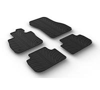 Gledring Tappetini in Gomma Compatibile con BMW Serie 1 (F40) HB 9/2019- (Profilo T 4-Parti + Clip di Montaggio)