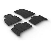 Gledring Tappetini in Gomma Compatibile con BMW X5 E53 1999-2006 (Profilo T 4-Parti + clip di Montaggio)