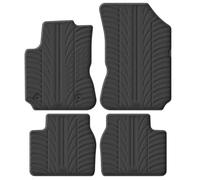 Gledring Tappetini in Gomma Compatibile con Citroën C4 Cactus 2014- (Profilo T 4-Parti + Clip di Montaggio)