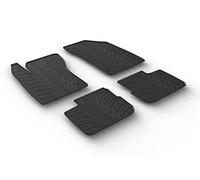 Gledring Tappetini in Gomma Compatibile con Fiat Tipo Berlina 2016- (Cambio Manuale) (Profilo T 4-Parti + clip di Montaggio)