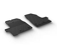 Gledring Tappetini in Gomma Compatibile con Ford Transit MOD.Custom Furgon/Combi 2012-2017 (Profilo G 2-Parti + Clip di Montaggio)