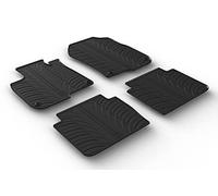 Gledring Tappetini in Gomma Compatibile con Honda CR-V 2018-2022 (Profilo T 4-Parti + Clip di Montaggio)