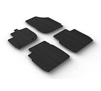 Gledring Tappetini in Gomma Compatibile con Honda Jazz V (GR) incl. Crosstar 2020- (Profilo T 4-Parti + Clip di Montaggio)