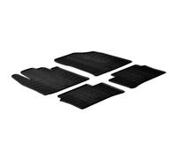 Gledring Tappetini in Gomma Compatibile con Kia Picanto 2011-2017 (Profilo T 4-Parti + Clip di Montaggio)
