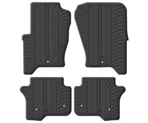 Gledring Tappetini in Gomma Compatibile con Landrover Discovery 4 2009-2017 (Profilo T 4-Parti + Clip di Montaggio)