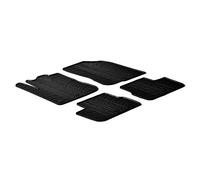 Gledring Tappetini in Gomma Compatibile con Peugeot 208 2012-2019 (Profilo T 4-Parti + Clip di Montaggio)