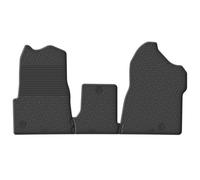 Gledring Tappetini in Gomma Compatibile con Renault Master IV 2024- & Nissan Interstar (XDD) 2024- (Sedile/panco) (Profilo G 3-Parti + Clip di Montaggio)