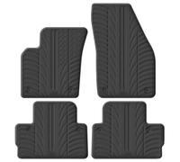 Gledring Tappetini in Gomma Compatibile con Volvo C30 2006-2013 (Profilo T 4-Parti + Clip di Montaggio)
