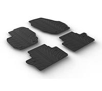 Gledring Tappetini in Gomma Compatibile con Volvo V70/XC70 2007-2016 (Profilo T 4-Parti + Clip di Montaggio)