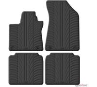 Gledring Tappetini in gomma compatibili con MG HS II (Benzine) 2024 (profilo a T 4 pezzi + clip di montaggio)