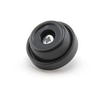 Gleitgut - 4 pezzi, feltrini antiscivolo per mobili avvitabili. Diametro 28 mm, colore marrone, altezza 10 mm, antiscivolo