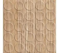 GleitGut Tappi autoadesivi per mobili, diametro 14 mm, 25 pezzi, tappi per viti (rovere indberg)