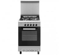 Cucina AE55AI con 4 Fuochi a Gas e Forno a Gas Dimensioni 53 x 50 cm Colore Inox
