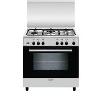 Glem Gas A855GI cucina Elettrico/Gas Acciaio inox