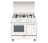 Cucina a Gas AR965GX 5 Fuochi Gas Forno a Gas Classe A Dimensioni 90x60 Colore Bianco Serie Alpha