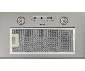 Glem Gas Cappa Cucina Aspirante Sottopensile Incasso Larghezza 52 cm Classe C colore Silver - GHF527SI