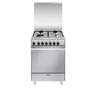 Glem U664MI Cucina da accosto cm. 60 x 60 - inox 4 fuochi - 1 forno elettrico - Classe energetica: A
