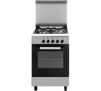 Glem AE55AI3 159402 Cucina da accosto cm 53 - 1 forno elettrico + 4 fuochi a gas - inox - Classe energetica: A
