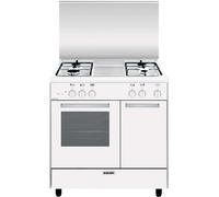 Glem AR854GX Cucina da accosto cm. 80 x 50 - bianco 4 fuochi - 1 forno a gas - portabombola - Classe energetica: A