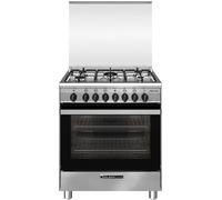 Glem Cucina Gas Forno Elettrico Sa765mi6 Inox