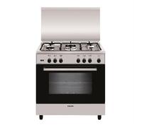 Glem Gas A855GI cucina Elettrico/Gas Acciaio inox
