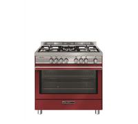 Glem Gas - Cucina Elettrica St965mrs Classe A+-rosso Pomodoro GLEM GAS