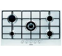 Glem Gas GT955IX Piano Cottura 5 Fuochi a Gas 90 cm (1 Bruciatore Tripla Corona) colore Inox