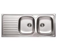 Glem Gas - Lavello Lineare Gl216ixd 2 Vasche-inox GLEM GAS